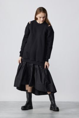 3.1 Phillip Lim FRENCH TERRY OVERSIZED POPLIN COMBO DRS