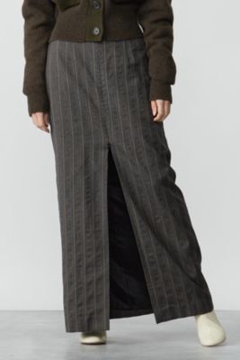 ＜集英社＞ INSCRIRE(アンスクリア)/Multi Stripe Long Skirt
