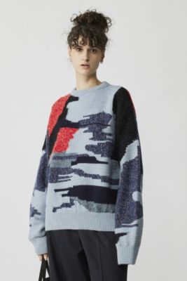 ＜集英社＞ TOGA PULLA(トーガ プルラ)/Painting knit pullover