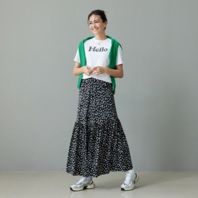 集英社HAPPY PLUS STOREmarjour（マージュール）/【HPS別注】FLOWER TIERED SKIRT