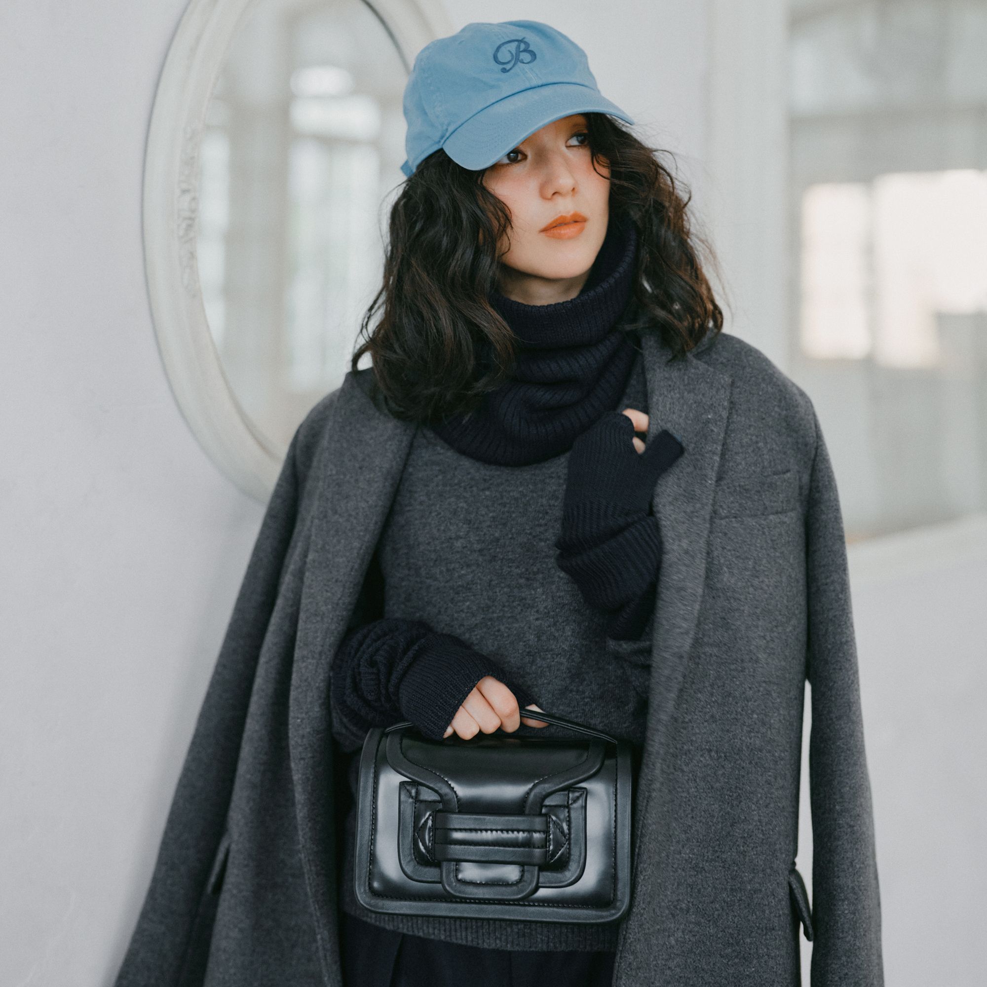 DRESS HERSELF(ドレスハーセルフ)/【洗える】ネックウォーマー／シルクカシミヤ