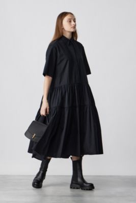 ＜集英社＞ CECILIE BAHNSEN(セシリエ バンセン)/PRIMROSE DRESS COTTON BLACK画像