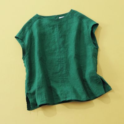 ORCIVAL 【洗える】SLEEVELESS PULLOVER