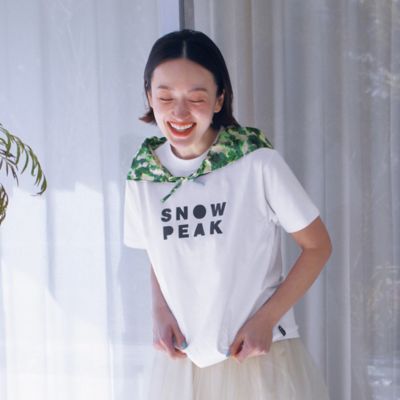 集英社HAPPY PLUS STORESnow Peak（スノーピーク）/【LEE限定】【洗える】【吸水速乾】【ドライタッチ】SNOWPEAKER T-Shirt CAMPER