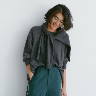 美品 マディソンブルー ベルスリーブシャツ ウォッシュドアウト グリーン 刺繍 UNITED ARROWS LTD. OUTLET｜クリスプツイル バンドカラー