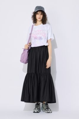 集英社HAPPY PLUS STOREGANNI（ガニー）/Cotton Poplin Maxi Flounce Skirt