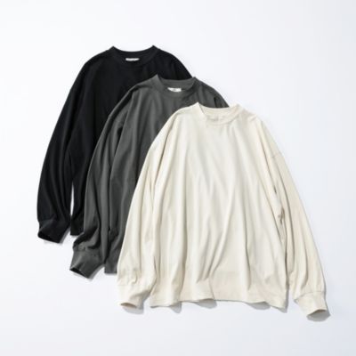 ATON(エイトン)のFRESCA NUBACK LONG SLEEVE T－SHIRT通販 | 集英社