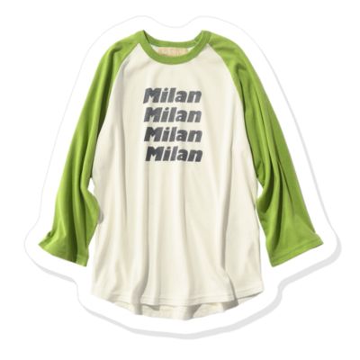 アパルトモン　R JUBILEE オーバーサイズTシャツ　アイボリー R JUBILEE/アール ジュビリー】Favorite City TEE / ロゴ ロンT