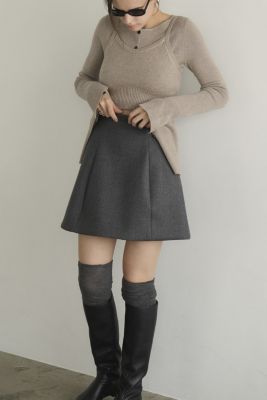 CLANE(クラネ)のCONSTRUCTIVE MINISKIRT通販 | 集英社HAPPY PLUS STORE