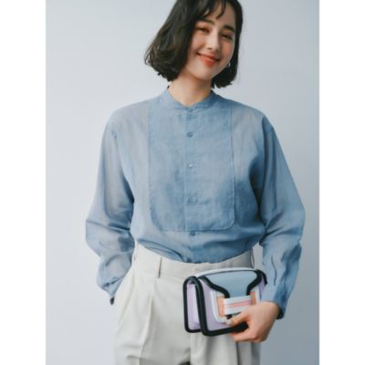 トップス ORCIVAL BAND COLLAR SHIRT ORCIVAL(オーシバル)のBAND COLLAR SHIRT通販 | 集英社HAPPY