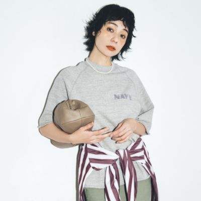 REMI RELIEF(レミ レリーフ)のSP加工8／－天竺ラグランT（NAVY