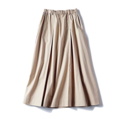 集英社HAPPY PLUS STOREMY WEAKNESS（マイ ウィークネス）/【ともさかりえさん着用】【洗える】Olja Safari Skirt ／ サファリタックフレアスカート
