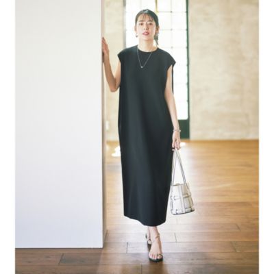 12closet【洗える】ポンチコクーンワンピース