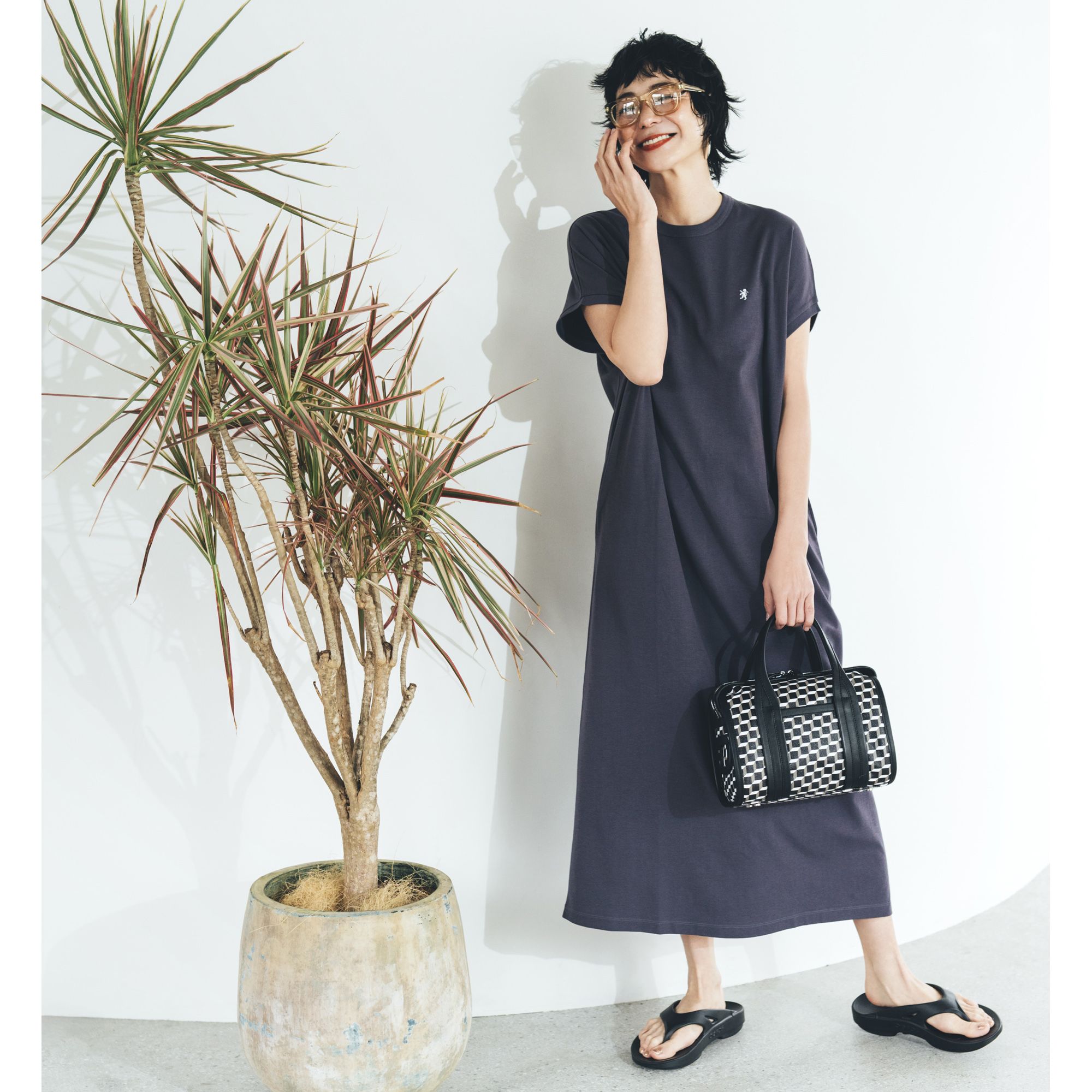 Gymphlex(ジムフレックス)/CREW NECK SLEEVELESS DRESS