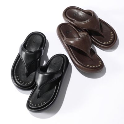 ALM.(アルム)のTEN LEATHER SANDALS通販 | 集英社HAPPY PLUS STORE