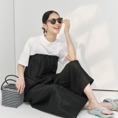 一度着用 EPOCA  エポカ　オールインワン スタイルアップコンビネゾン スラブストレッチ ノーカラージャケット(ジャケット)｜EPOCA