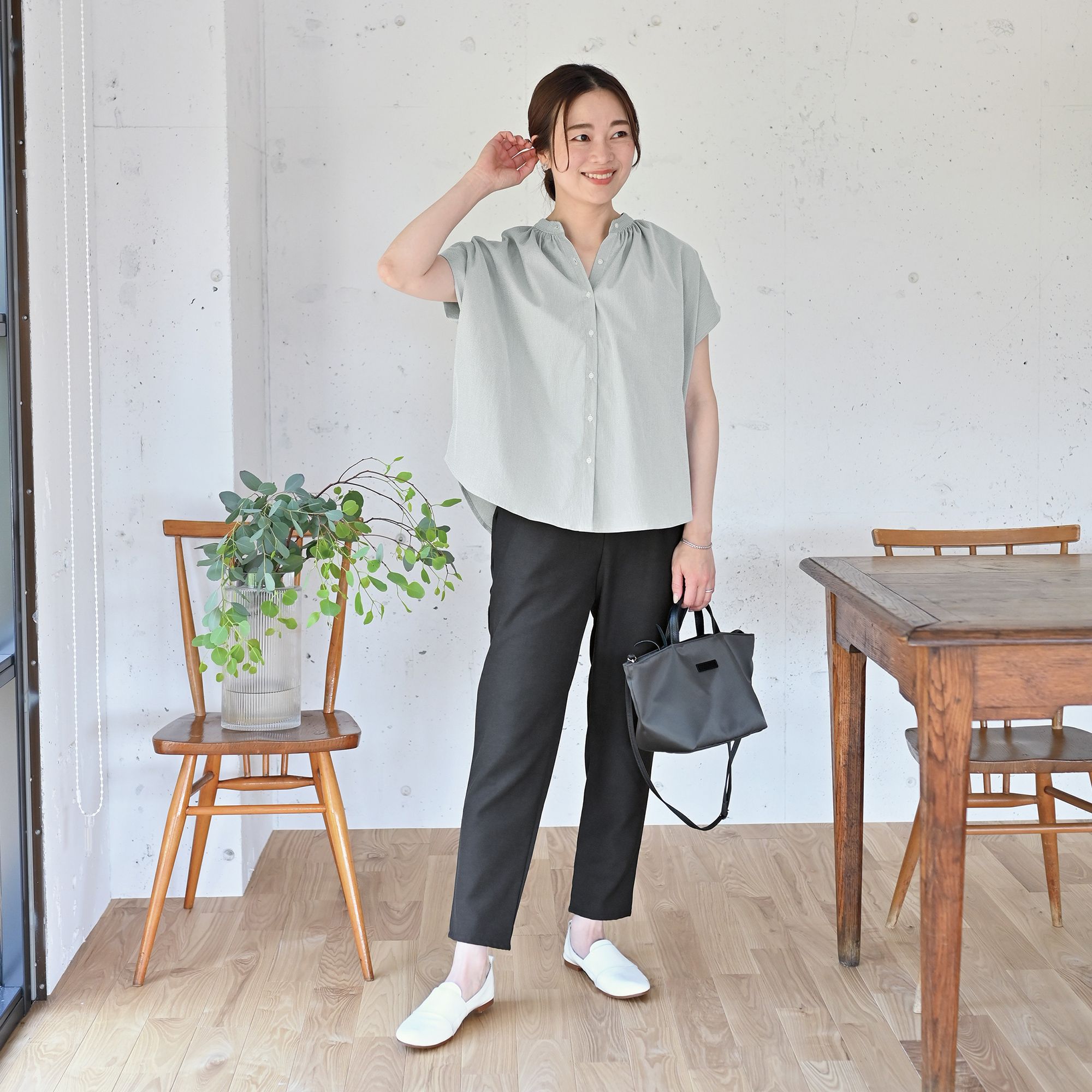 OURHOME(アワーホーム)/【LEE別注】【洗える】【速乾】【接触冷感】涼しくはけるテーパードパンツ