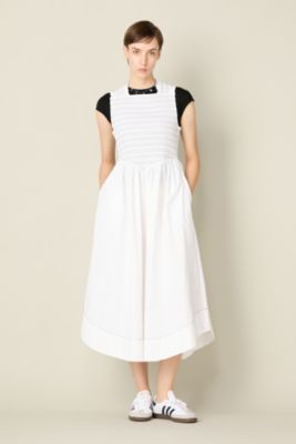 集英社HAPPY PLUS STOREGANNI（ガニー）/Washed Stretch Cotton Smock Midi Straps Dress