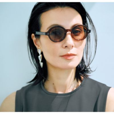 坪田あさみさん別注BLANC...exclat サングラス ケース付き BLANC..×eclat(ブラン×エクラ)の【坪田あさみさん別注