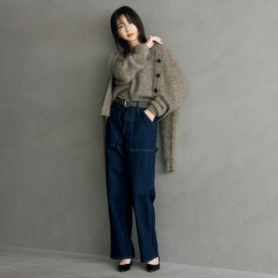 ポケットのディテールが個性的なきれいめデニム　Pop　ベイカーデニム