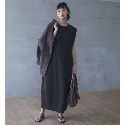 集英社HAPPY PLUS STOREPROTAGONISTA（プロタゴニスタ）/【HPS別注】パッド入りノースリーブワンピース