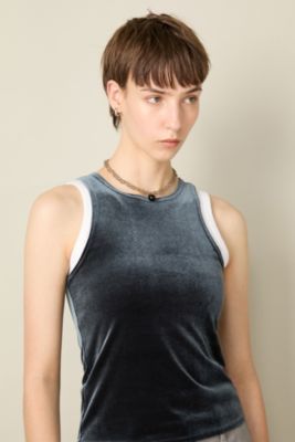 SIMONE WILD(シモーネ ワイルド)のVELVET ATHLETIC TOP通販