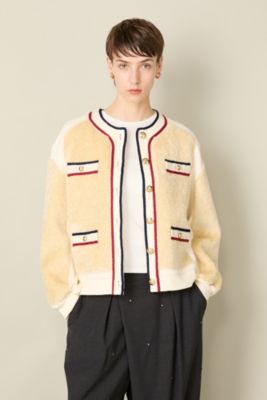 集英社HAPPY PLUS STOREMUVEIL（ミュベール）/裏毛ボアブルゾン