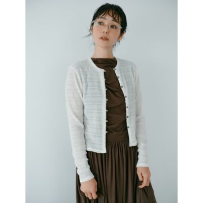 集英社HAPPY PLUS STOREsuadeo（スアデオ）/シャーリングカーディガン