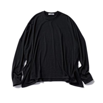 SLOANE(スローン)のウール天竺 ワイドシルエット長袖Tシャツ通販