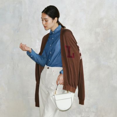 レミレリーフ　REMI RELIFE カーディガン REMI RELIEF (レミレリーフ) ストラップ付ボアカーデ