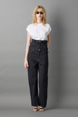 パンツ QUIITO REDENIM W WAIST PANTS BLACK QUIITO(キイト)のREDENIM W WAIST PT通販 | mirabella（ミラベラ