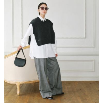 ADAWAS アダワス 新品 ニット ロング カーディガン シルク レイヤード ADAWAS アダワス 新品 ニット ロング カーディガン シルク