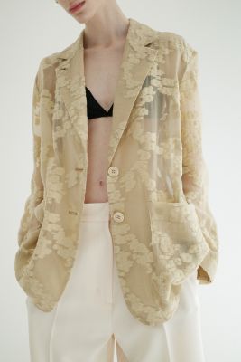 ジャケット・アウター CLANE FLOWER SHEER JACQUARD JACKET FLOWER SHEER JACQUARD JACKET｜OUTER(アウター)｜CLANE