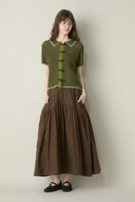 CECILIE BAHNSEN(セシリエ バンセン)のJUSTICE SKIRT COTTON通販
