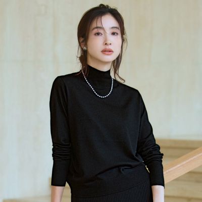 集英社HAPPY PLUS STOREM7days（エムセブンデイズ）/ショート丈ハイネックニット