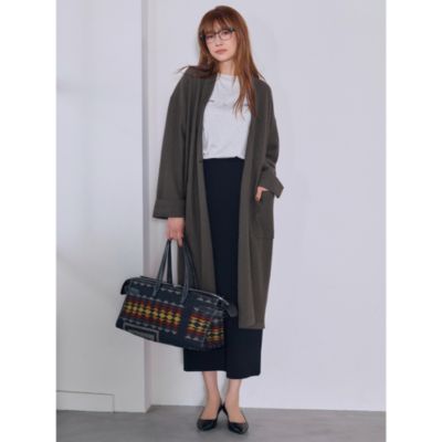 【今期新品】three dots フェルトカーディガンコート アイボリー c0204280_13032985.jpg