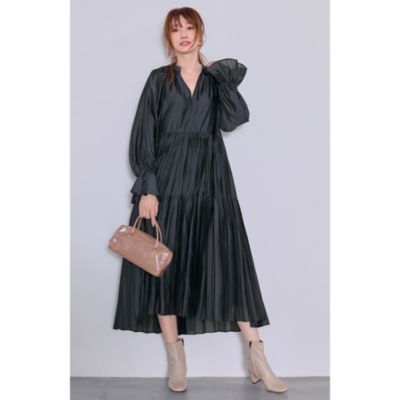 超美品 プルミエ アロンディスモン/ニュアンスブラウス フリルカラー 濃紺 超美品 プルミエ アロンディスモン/ニュアンスブラウス フリル