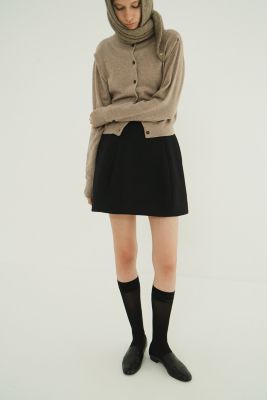 CLANE クラネ CONSTRUCTIVE MINISKIRT CLANE - ミニスカート - CONSTRUCTIVE MINI SKIRT (BEIGE