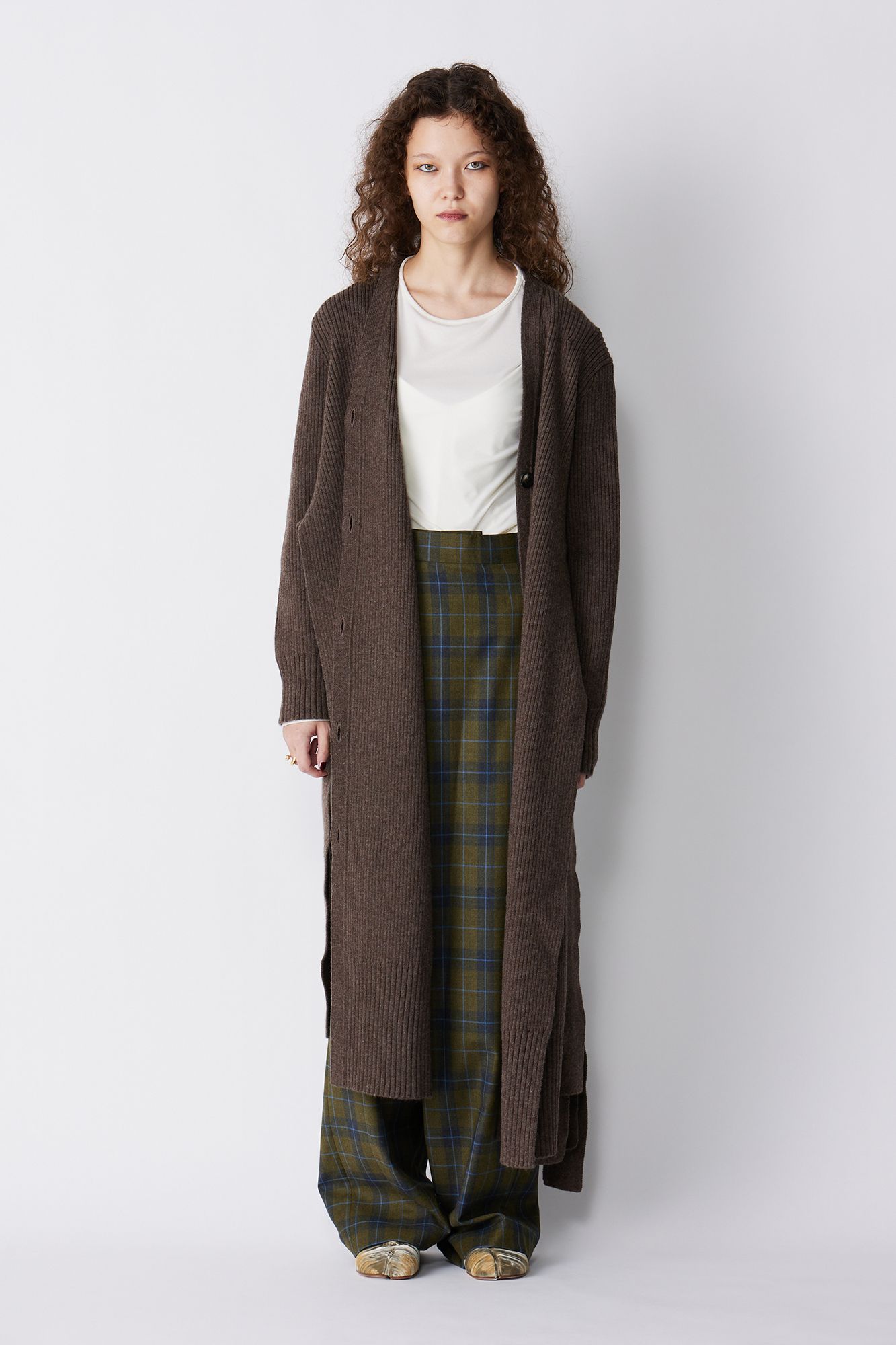 ѼHAPPY PLUS STORE㤨LITKOVSKA(ȥե/Deconstructed Checked Pants with Offset ZipפβǤʤ121,000ߤˤʤޤ