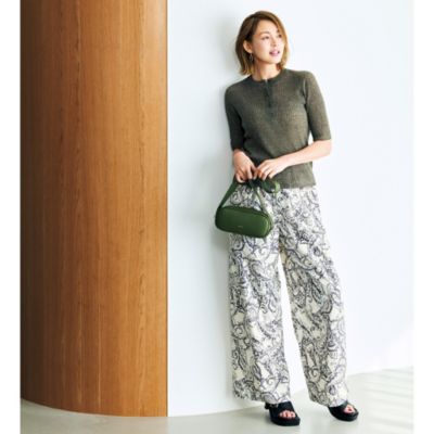 ペイズリー柄パンツ