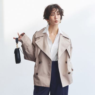 レディースのトレンチコート 30代40代50代大人の通販｜HAPPY PLUS STORE