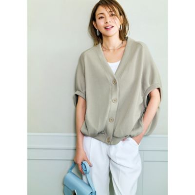 パフスリーブカーディガン