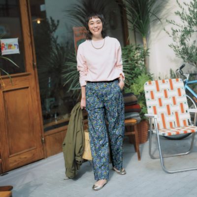 12closet(トゥエルブクローゼット)の【洗える】リバティプリントタック