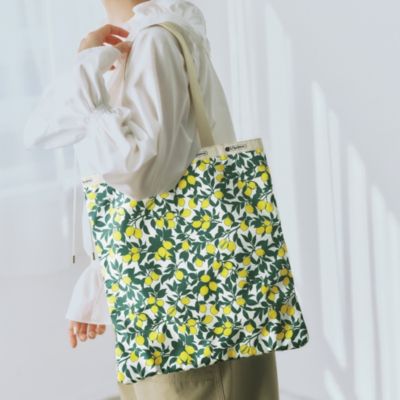 【LEEマルシェ20th別注】LARGE EMERALD TOTE／レモンオーチャード