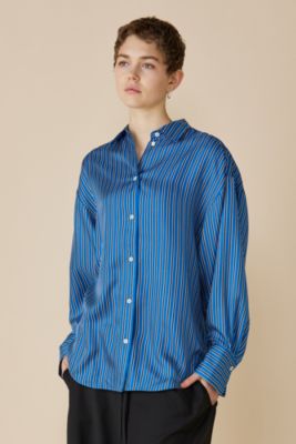 TOTEME(トーテム)のOversized striped shirt通販 | 集英社HAPPY PLUS STORE