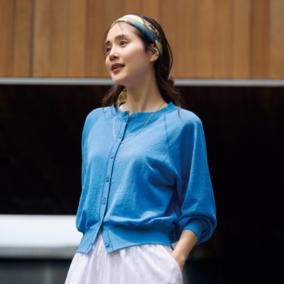シンゾーン SHEER LONG SLEEVES CARDIGAN 51 L/Y Shinzone(シンゾーン)の【HPS別注】SHEER LONG SLEEVES CARDIGAN通販