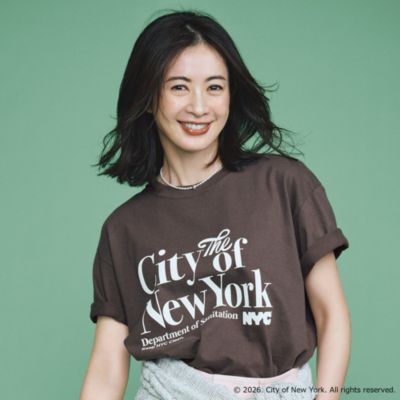都会的なグラフィックが、品よくカジュアルダウン　NYC Tshirts