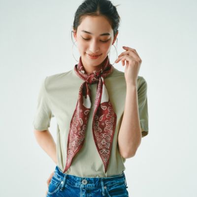 MADISONBLUE(マディソンブルー)のGRAPHIC PAISLEY DIAMOND SCARF通販