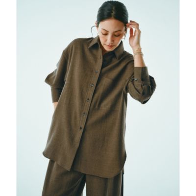 プルオーバー茶そらつき様 SACRA(サクラ)のウールオーバーシャツ通販 | mirabella（ミラベラ