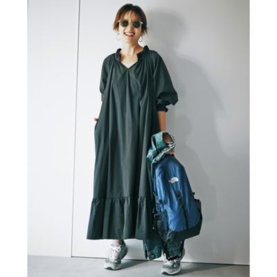 12closet(トゥエルブクローゼット)の【洗える】タフタギャザースリーブ 